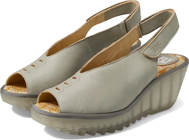 FLY LONDON YEAY387FLY Women's Shoes Silver Borgogna : EU 38 (US Women's 7.5-8) M, Synthetic