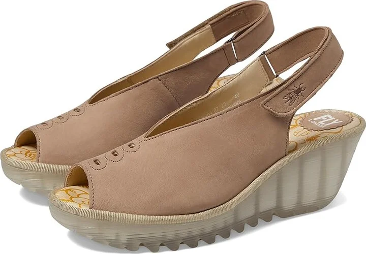 FLY LONDON YEAY387FLY Women's Shoes Taupe Cupido : EU 36 (US Women's 5.5-6) M, Synthetic