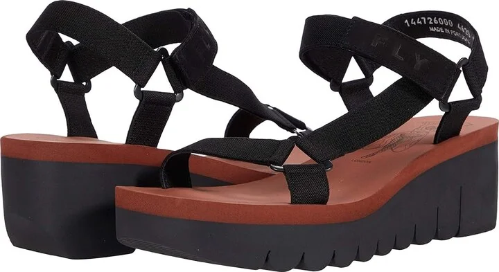 FLY LONDON Yefa Women's Shoes Black : EU 41 (US Women's 10-10.5) M, Leather