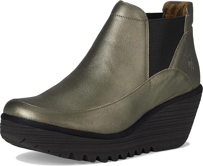 FLY LONDON YOFI507FLY Women's Boots Graphite : EU 38 (US Women's 7.5-8) M, Leather - Image 5