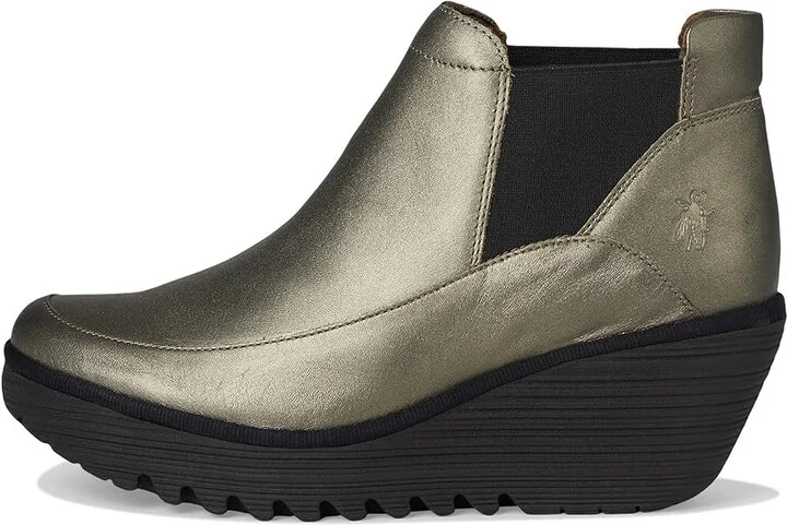 FLY LONDON YOFI507FLY Women's Boots Graphite : EU 38 (US Women's 7.5-8) M, Leather - Image 6