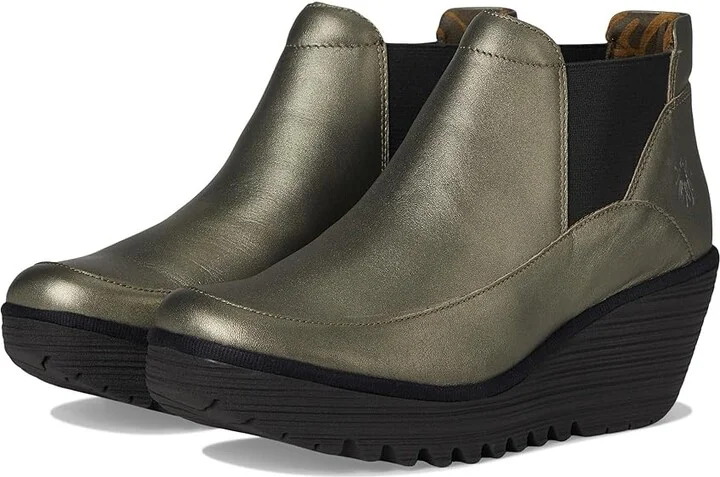 FLY LONDON YOFI507FLY Women's Boots Graphite : EU 38 (US Women's 7.5-8) M, Leather