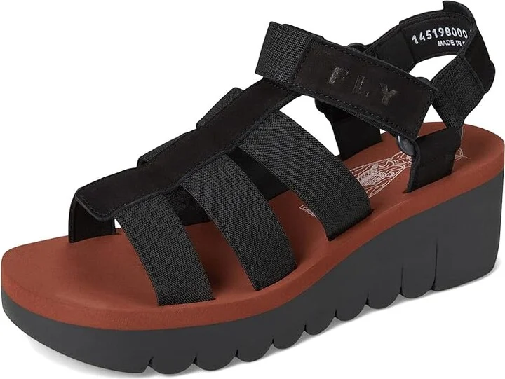 FLY LONDON YOJI198FLY Women's Sandals Sky Blue/Military/Li : EU 39 (US Women's 8-8.5) M, Rubber - Image 11