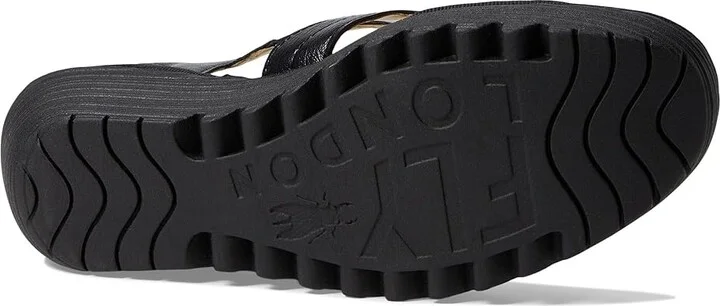 FLY LONDON YOTU472FLY Women's Shoes Black Mousse : EU 37 (US Women's 6.5-7) M, Leather - Image 3