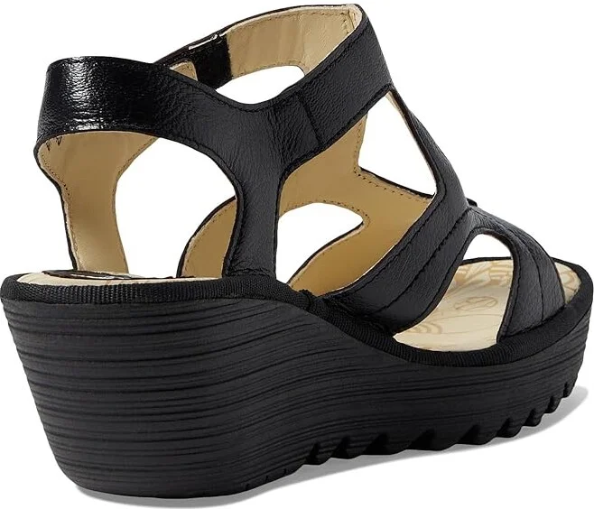 FLY LONDON YOTU472FLY Women's Shoes Black Mousse : EU 37 (US Women's 6.5-7) M, Leather - Image 4