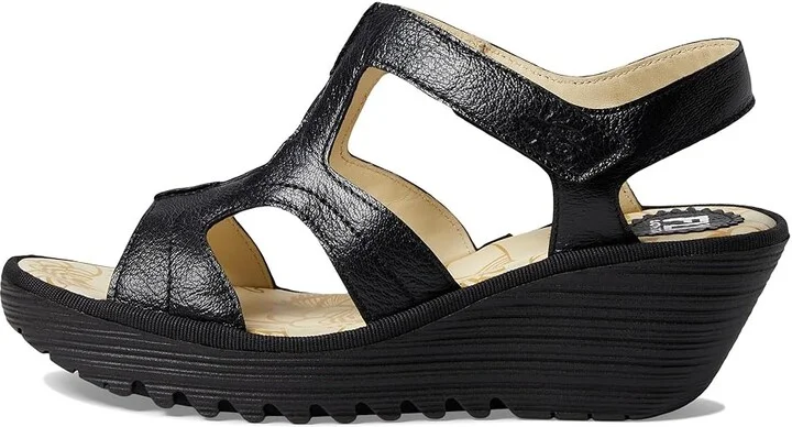 FLY LONDON YOTU472FLY Women's Shoes Black Mousse : EU 37 (US Women's 6.5-7) M, Leather - Image 5