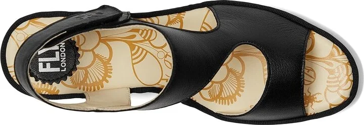 FLY LONDON YOXA576FLY Women's Sandals Black : EU 36 (US Women's 5.5-6) M, Leather - Image 2
