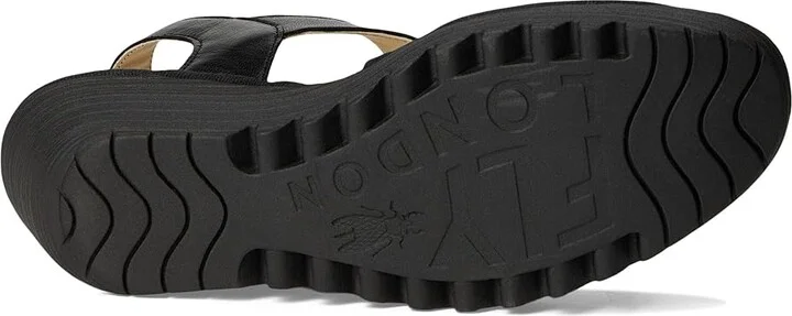 FLY LONDON YOXA576FLY Women's Sandals Black : EU 36 (US Women's 5.5-6) M, Leather - Image 3