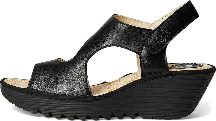 FLY LONDON YOXA576FLY Women's Sandals Black : EU 36 (US Women's 5.5-6) M, Leather - Image 6