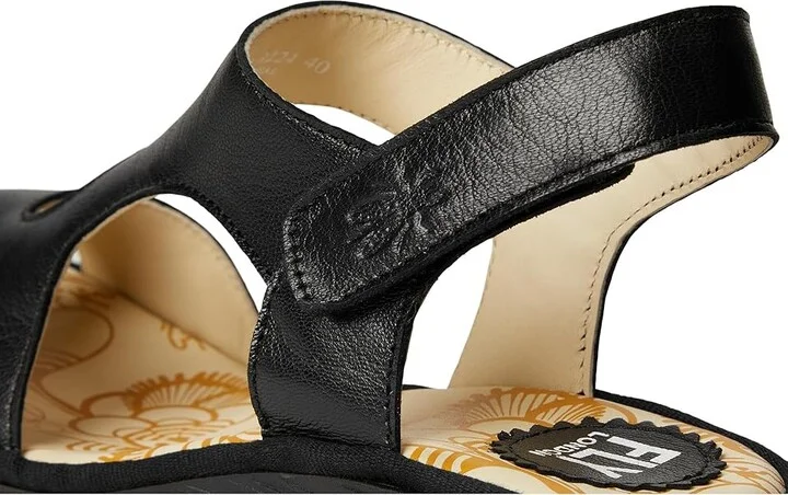 FLY LONDON YOXA576FLY Women's Sandals Black : EU 36 (US Women's 5.5-6) M, Leather - Image 7