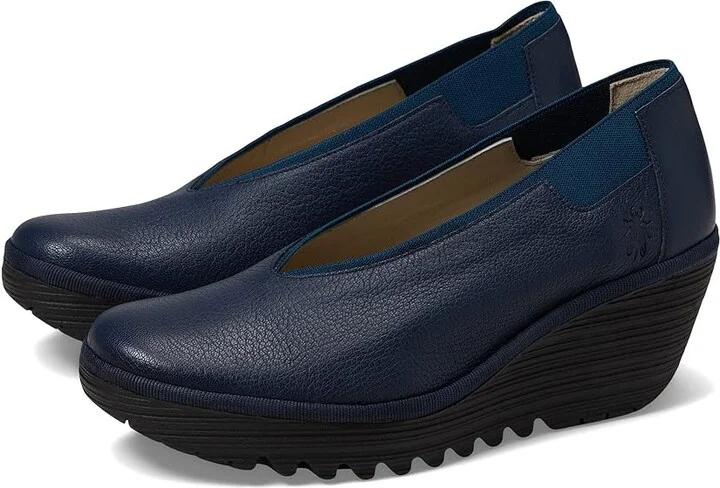 FLY LONDON YOZA438FLY Women's Shoes Ocean Mousse : EU 36 (US Women's 5.5-6) M, Leather