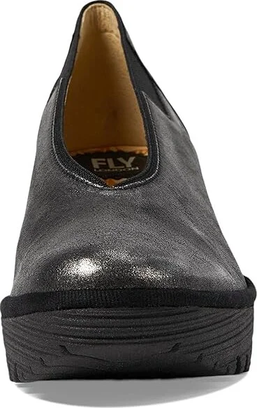 FLY LONDON YOZA438FLY Women's Shoes Silver : EU 38 (US Women's 7.5-8) M, Leather - Image 2
