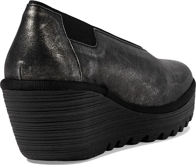 FLY LONDON YOZA438FLY Women's Shoes Silver : EU 38 (US Women's 7.5-8) M, Leather - Image 4