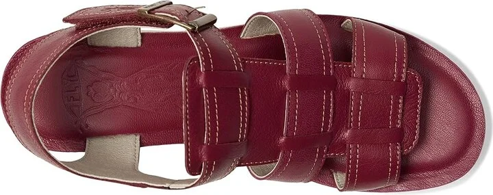 FLY LONDON YUDD236FLY Women's Sandals Berry : EU 39 (US Women's 8-8.5) M, Leather - Image 2