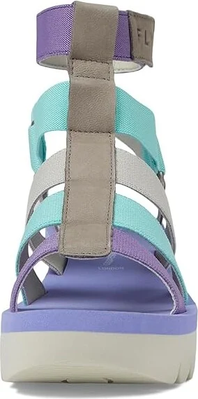 FLY LONDON YUFI032FLY Women's Shoes Grey/Multi Cupido/Elastic : EU 39 (US Women's 8-8.5) M, Leather/Textile - Image 2