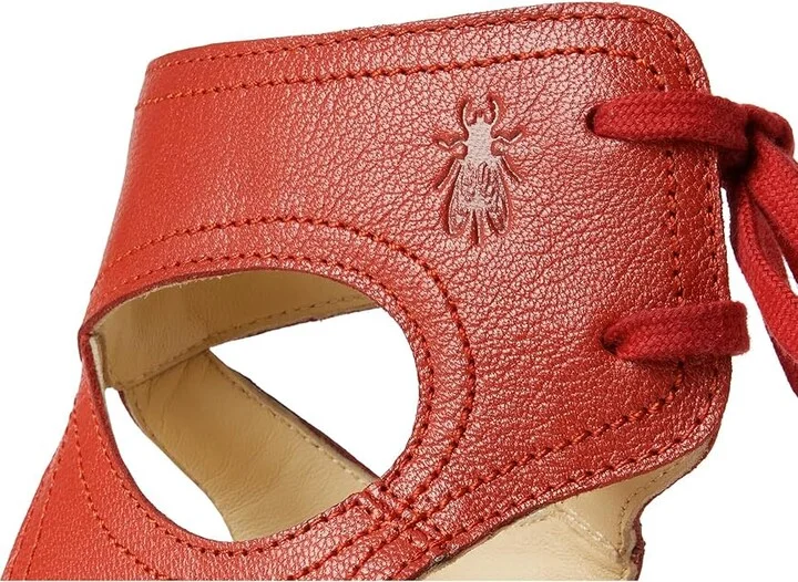FLY LONDON YULP571FLY Women's Sandals Devil Red : EU 39 (US Women's 8-8.5) M, Leather - Image 7