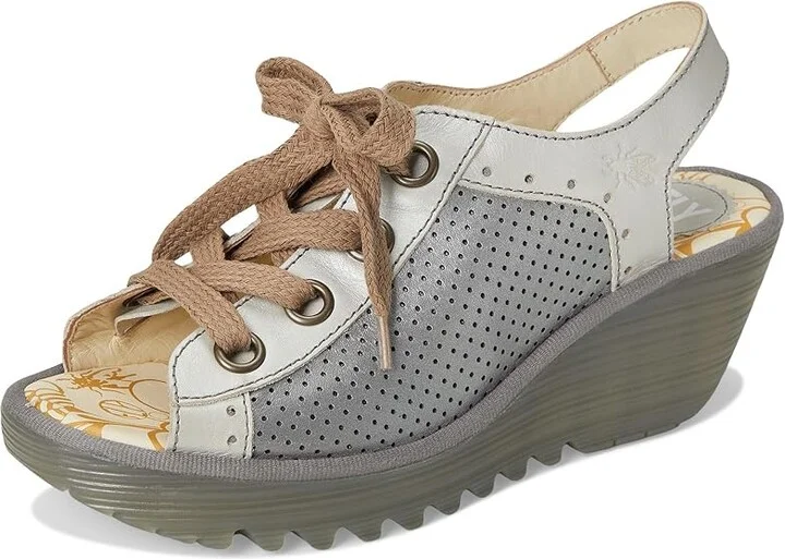 FLY LONDON Yuta617Fly Women's Shoes Silver/Plomo : EU 37 (US Women's 6.5-7) M, Leather - Image 5
