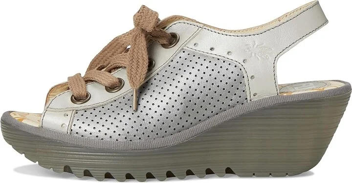 FLY LONDON Yuta617Fly Women's Shoes Silver/Plomo : EU 37 (US Women's 6.5-7) M, Leather - Image 6