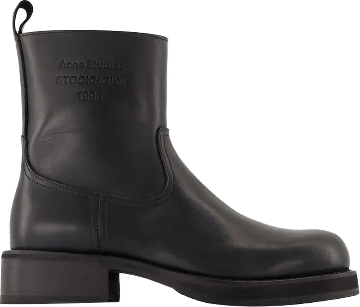 Fn Mn Shoe000280 Ankle Boots - Acne Studios - Leather - Black
