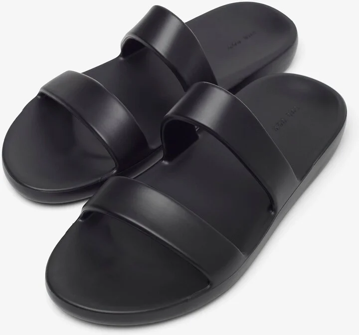 Foam black rubber sandals - Image 4