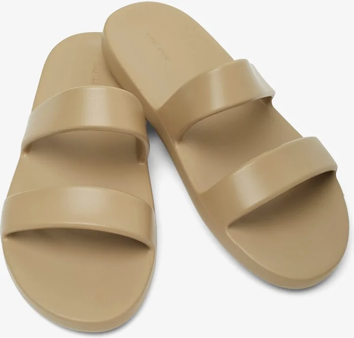 Foam light grey rubber sandals - Image 4