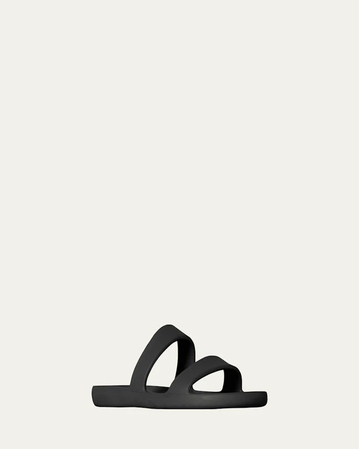 Foam Rubber Dual-Band Slide Sandals - Image 2