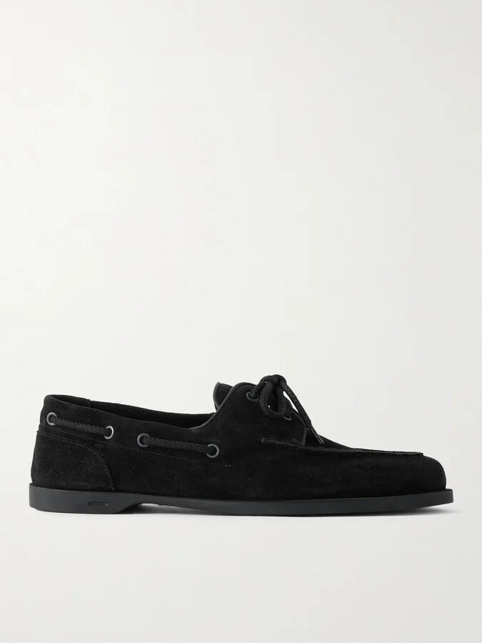Foil Suede Boat Shoes