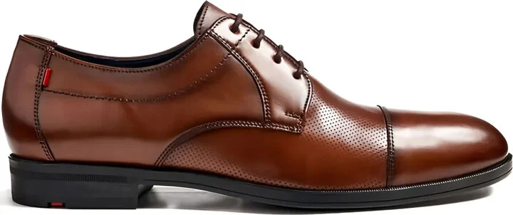 Folco perforated leather Derby shoes