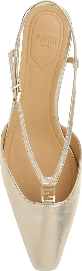 Fold Kitten Heel Pump - Image 5