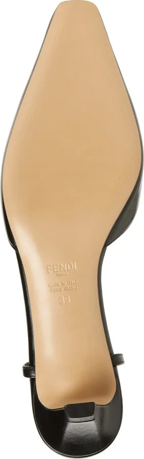 Fold Kitten Heel Slingback Pump - Image 6