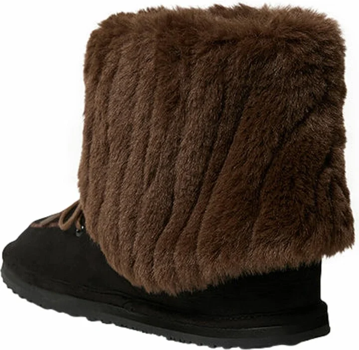 Fold Over Fur Bootie - Image 4