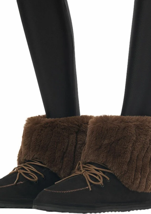 Fold Over Fur Bootie - Image 5
