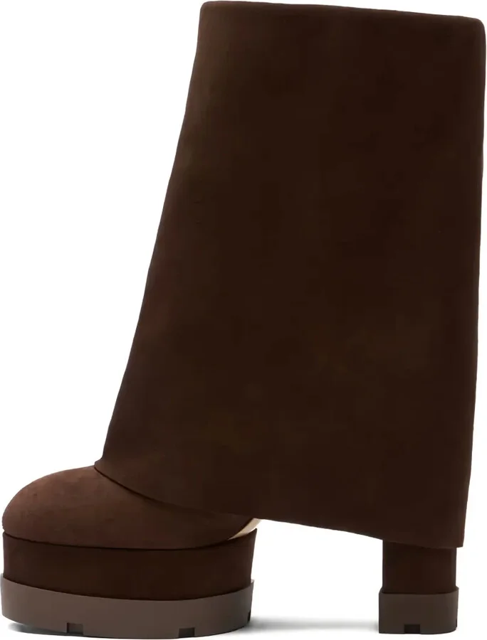 Fold-Over Platform Boots - Image 4