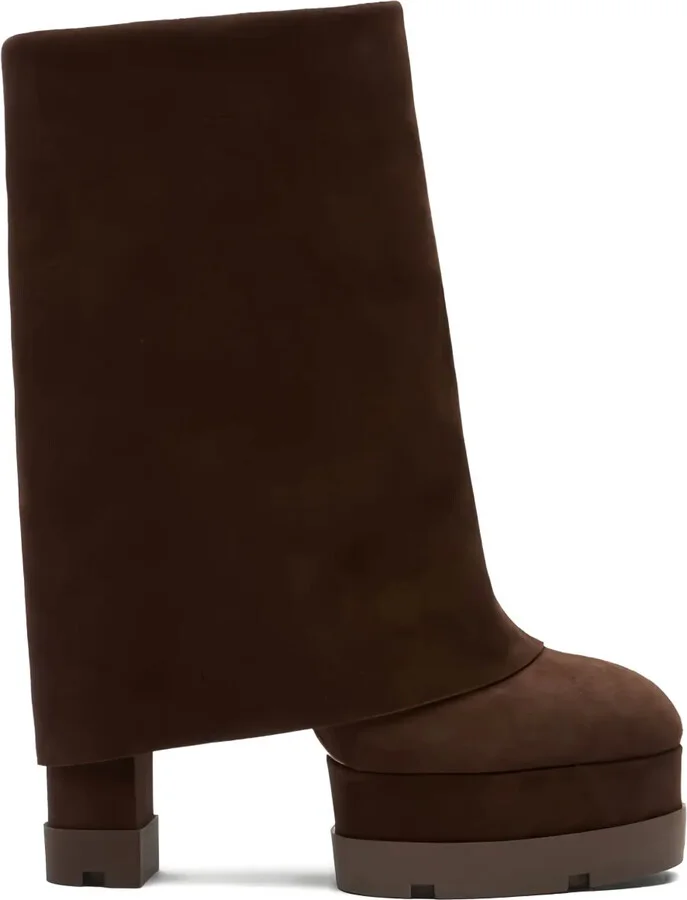 Fold-Over Platform Boots