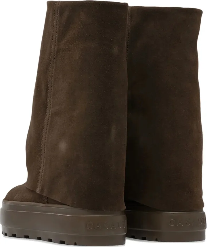 Folded Platform Ankle Boots - Image 3