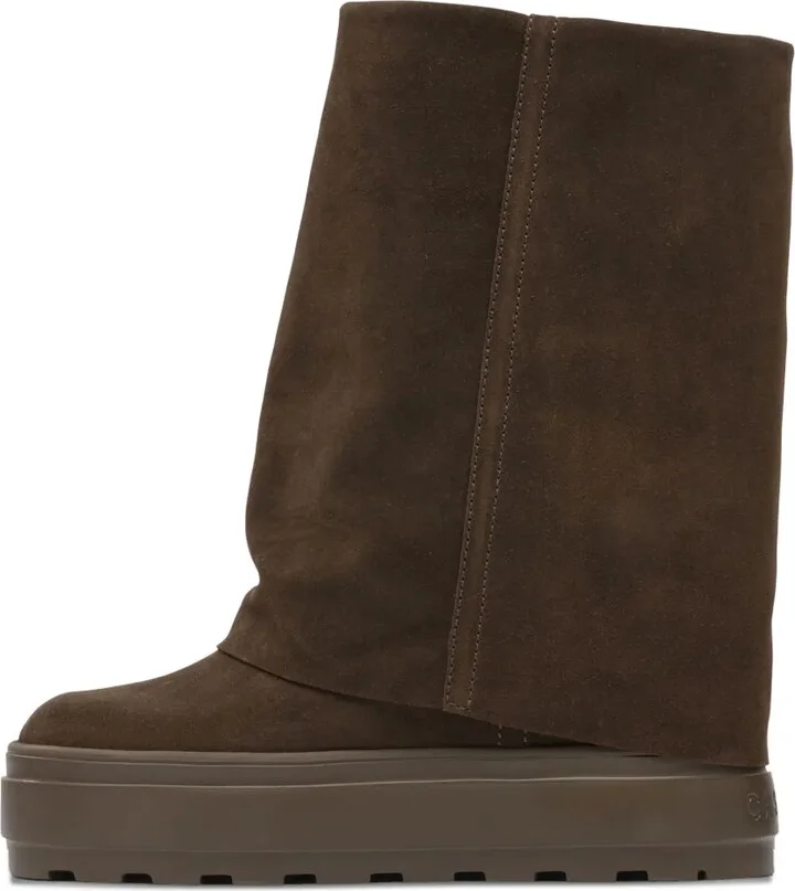Folded Platform Ankle Boots - Image 4