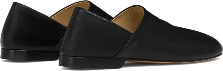 Folding-Heel Leather Slippers - Image 3