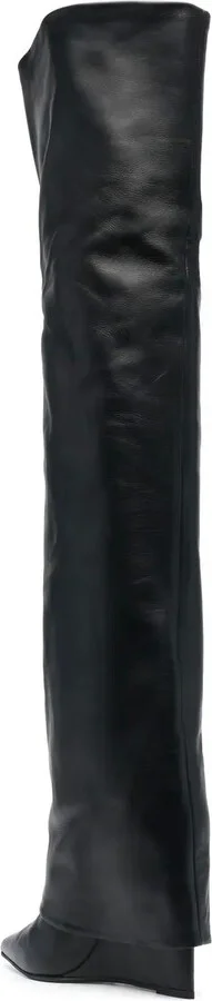 Foldover-Top Knee-Length 125mm Boots - Image 3