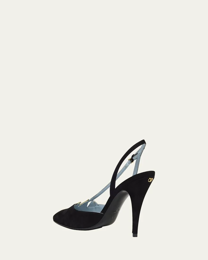 Foliage Slingback Pumps - Image 3
