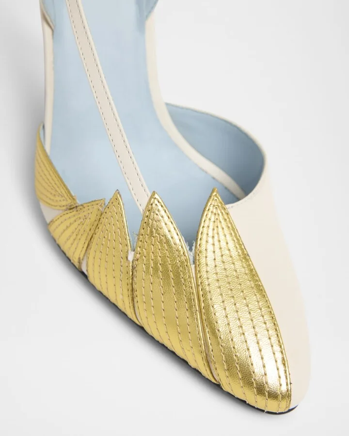 Foliage Slingback Pumps - Image 2