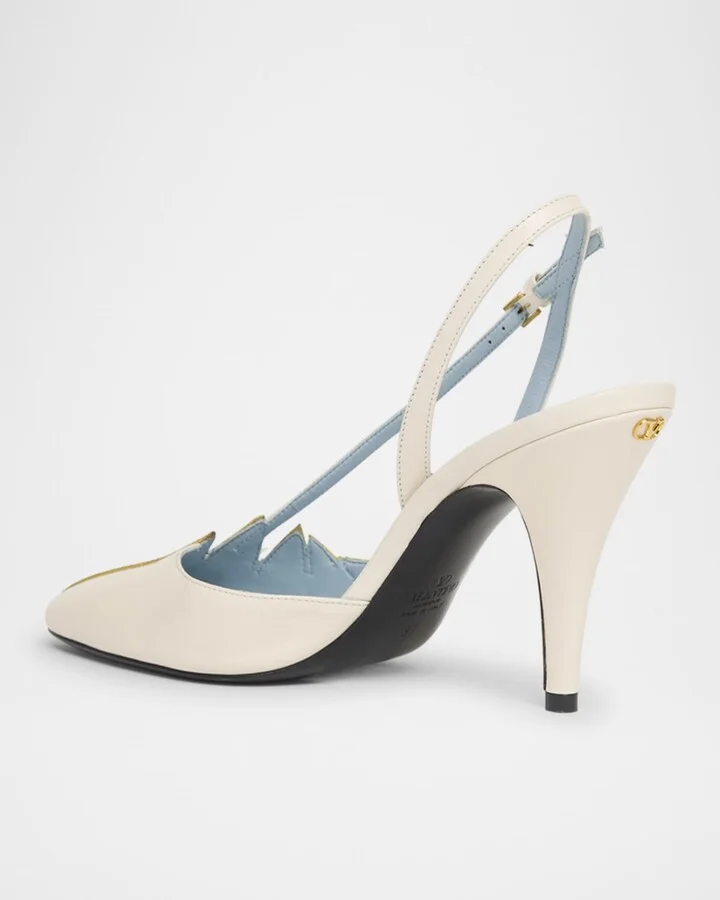 Foliage Slingback Pumps - Image 4