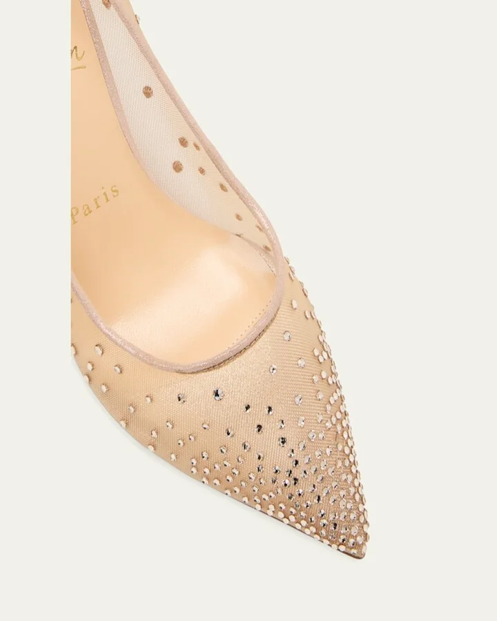 Follies Strass Red Sole Pumps - Image 8