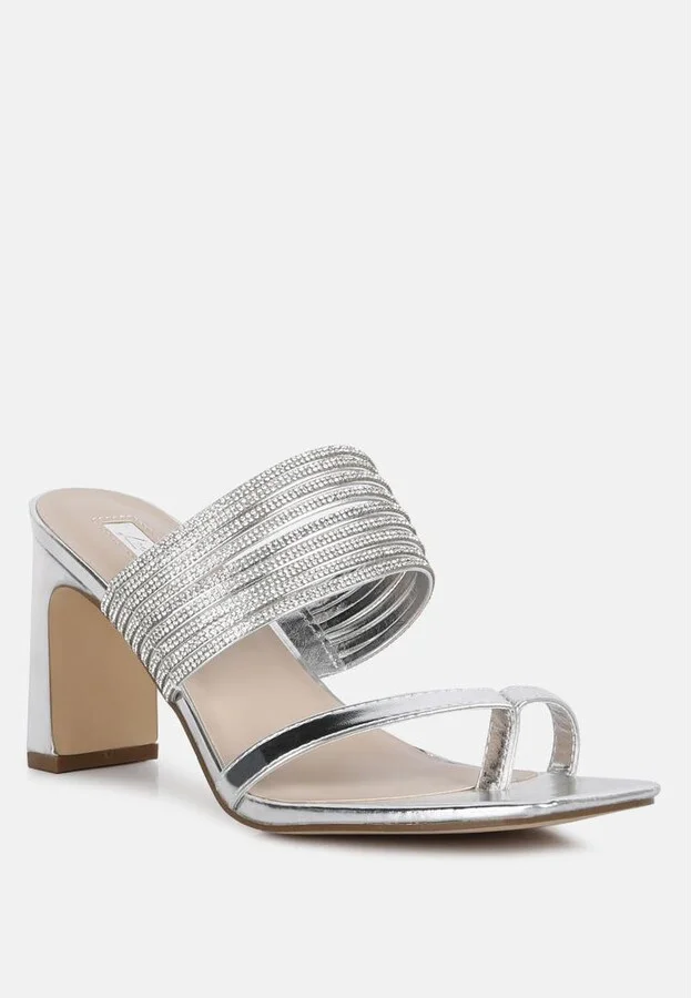 Follow Me Mid Block Heel Sandals - Image 2