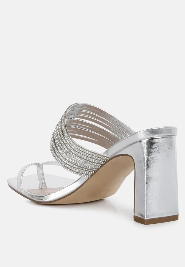 Follow Me Mid Block Heel Sandals - Image 3