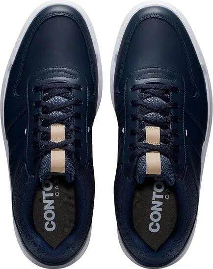 FootJoy Contour Casual Golf Shoes Men's Golf Shoes Navy/White 1 : 7 M, Leather - Image 2