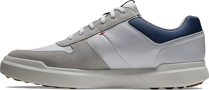 FootJoy Contour Casual Golf Shoes Men's Golf Shoes White/Grey : 7 M, Leather - Image 4
