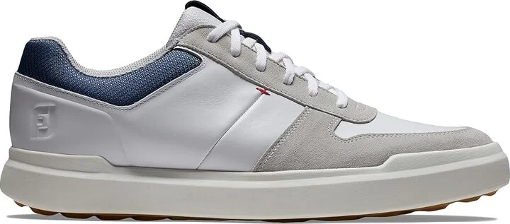 FootJoy Contour Casual Golf Shoes Men's Golf Shoes White/Grey : 7 M, Leather - Image 5
