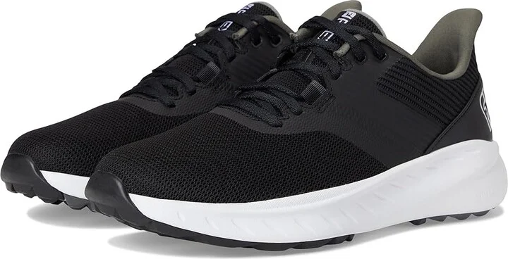 FootJoy FJ Flex Golf Shoes Men's Golf Shoes Black : 7 M