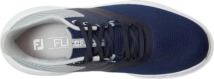 FootJoy FJ Flex Golf Shoes Men's Golf Shoes Navy/Grey : 7.5 M - Image 2
