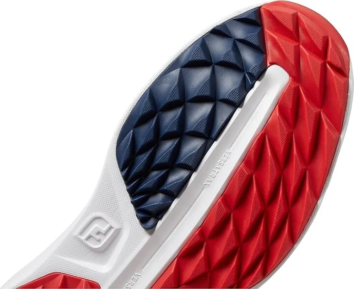 FootJoy FJ Flex Golf Shoes Men's Golf Shoes White/Navy/Red : 10 W - Image 6